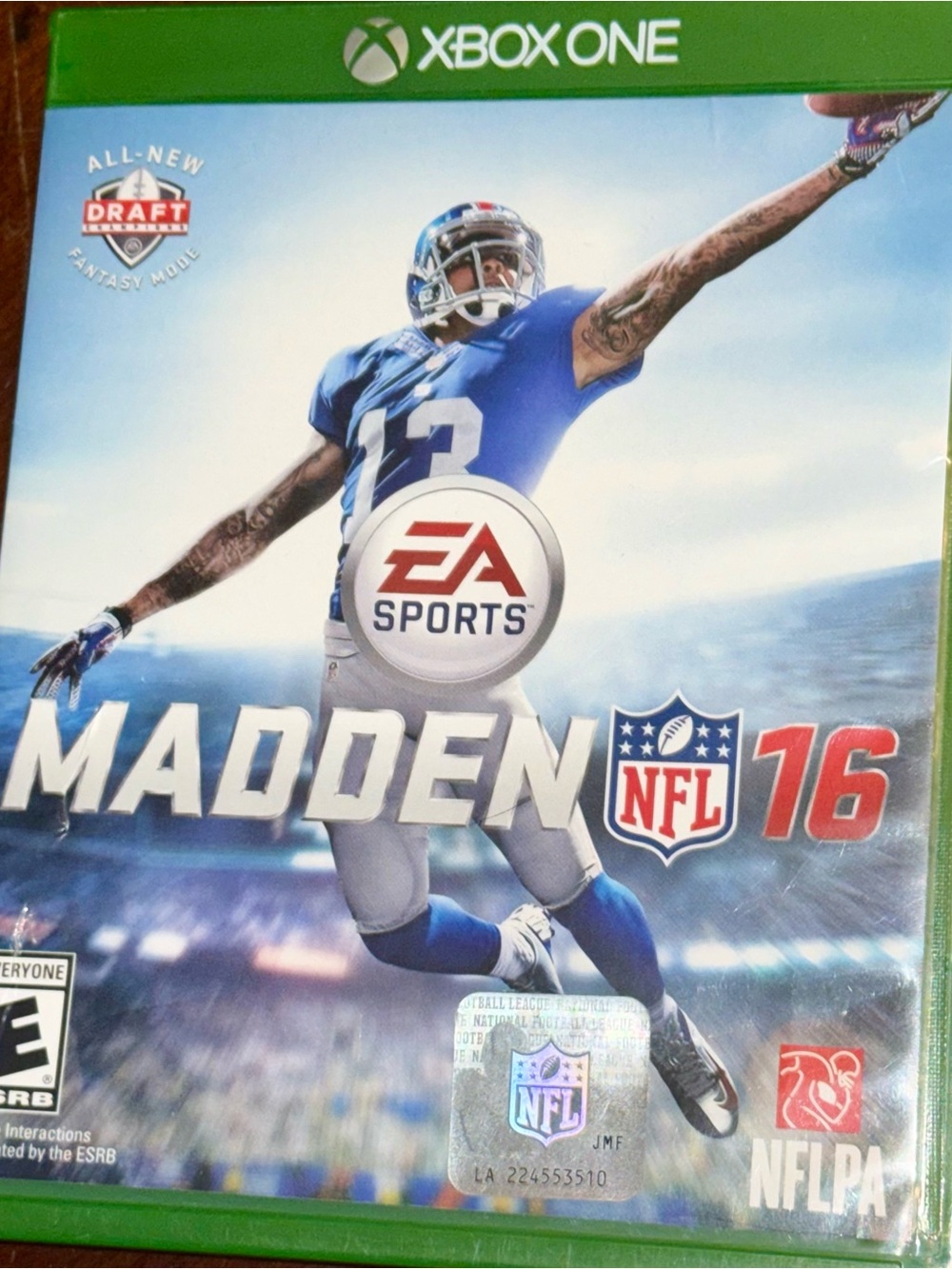 Madden NFL 16 Xbox One Complete Game Disc & Case Tested